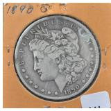 1890-O MORGAN SILVER DOLLAR