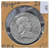 1958-D FRANKLIN SILVER HALF DOLLAR
