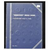MERCURY DIME BOOK - PARTIAL