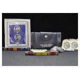 GROUPING: AIR FORCE RIBBONS, BUTTONS, ETC.