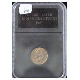 1900 INDIAN HEAD PENNY - UNC