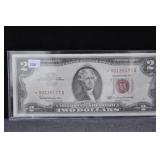 1963 RED SEAL $2 BILL