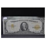 1922 - $10 GOLD CERTIFICATE - LARGE NOTE