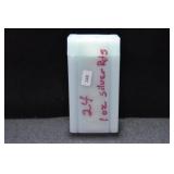 ROLL OF 24 - "AMERICAN EAGLE" ONE OUNCE SILVER