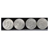 16 EISENHOWER DOLLARS - VARIOUS DATES