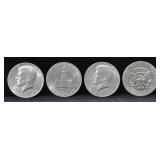 72 KENNEDY HALF DOLLARS