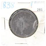 1838 LARGE CENT