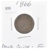 1866 INDIAN HEAD PENNY