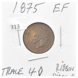 1875 INDIAN HEAD PENNY