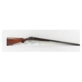 W.H. JAMES 12 GA. DOUBLE BARREL SHOTGUN -