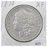 1878 MORGAN SILVER DOLLAR