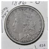 1886-O MORGAN SILVER DOLLAR