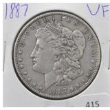 1887 MORGAN SILVER DOLLAR