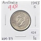 1943-S AUSTRALIA SCHILLING