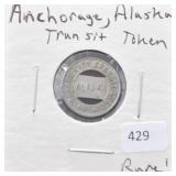 ACHORAGE, ALASKA TRANSIT SYSTEM TOKEN