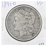 1891-O MORGAN SILVER DOLLAR