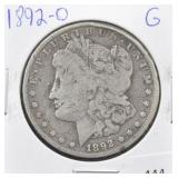 ]1892-O MORGAN SILVER DOLLAR