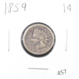 1859 INDIAN HEAD PENNY