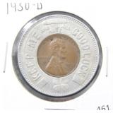 1950-D GOOD LUCK TOKEN