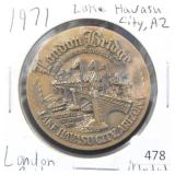 1971 LAKE HAVASU CITY, AZ - LONDON BRIDGE MEDAL