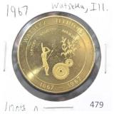 1967 WATSEKA, IL 100TH ANNIVERSARY MEDAL