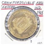 1965 CRAWFORDVILLE AREA, IN CENTENNIAL MEDAL