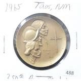 1965 TAOS, NM 350TH ANNIVERSARY MEDAL