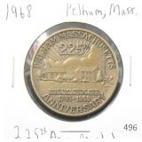 1968 PELHAM, MASS 225TH ANNIVERSARY MEDAL