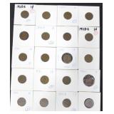 20 WHEAT PENNIES - 1920