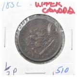 1852 UPPER CANADA - 1/2P