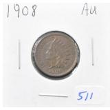 1908 INDIAN HEAD PENNY