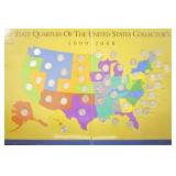 FIRST STATE QUARTERS OF THE U.S. COLLECTORS MAP