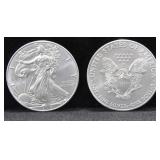 ROLL OF 16 - 2017 SILVER EAGLES - UNC