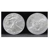 ROLL OF 16 - 2017 SILVER EAGLES - UNC