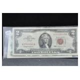 2 - 1963 RED SEAL $2 BILLS