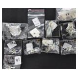 10 PIECES OF STERLING SILVER JEWELRY