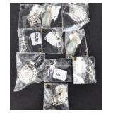 10 PIECES OF STERLING SILVER JEWELRY