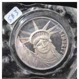 SILVER TOWNE 1 OZ. SILVER ROUND