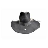 WILLIE NELSON TOUR COWBOY HAT WITH PHEASANT FEATHE