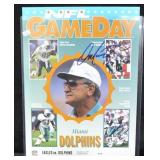 GAMEDAY COVER SIGNED BY DAN MARINO