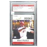 2001 JUST MINORS ALBERT PUJOLS ROOKIE CARD
