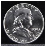 1950 FRANKLIN PROOF HALF DOLLAR