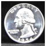 1954 PROOF WASHINGTON QUARTER
