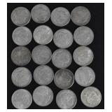 1921 MORGAN SILVER DOLLARS - 20 TIMES BID