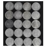 1921 MORGAN SILVER DOLLARS - 20 TIMES BID