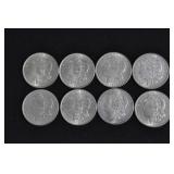 1921 MORGAN SILVER DOLLARS - 8 TIMES BID