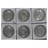 1922 PEACE SILVER DOLLAR - 6 TIMES BID