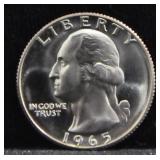 1965 WASHINGTON QUARTER - SMS