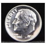 1958 PROOF ROOSEVELT DIME