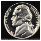 1957 PROOF JEFFERSON NICKEL